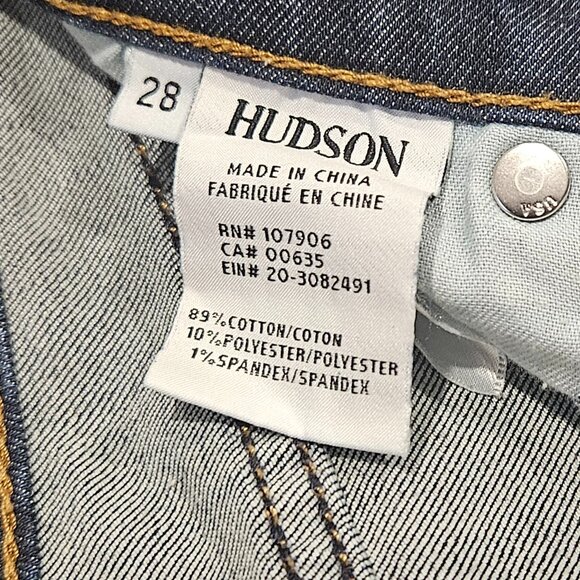 Hudson Krista Super Skinny Jeans Women’s Size 28 Dark Wash - Picture 8 of 9